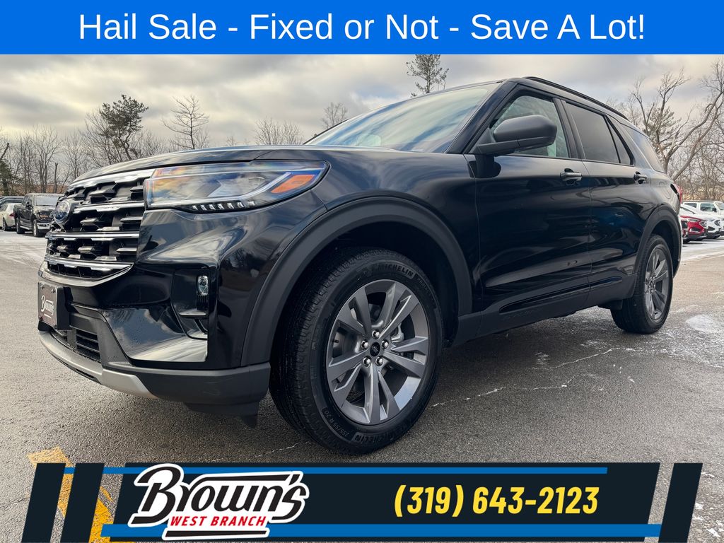 Agate Black Metallic 2026 Ford Explorer Active AWD SUV / Crossover All-Wheel Drive Automatic