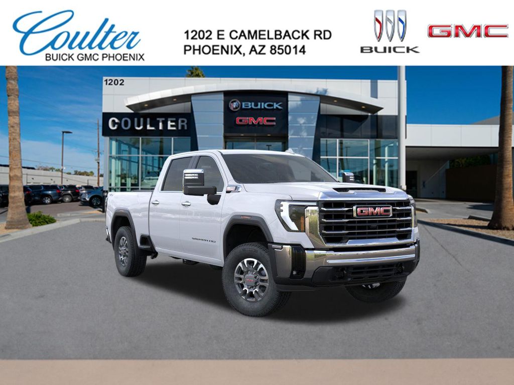 Glacier White Tricoat 2026 GMC Sierra 2500HD Pickup Truck Four-Wheel Drive Automatic
