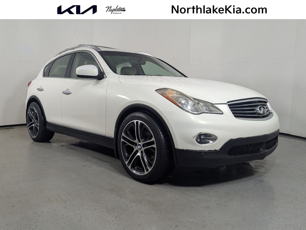 Moonlight White 2011 INFINITI EX35 Journey AWD SUV / Crossover All-Wheel Drive 7-Speed Automatic