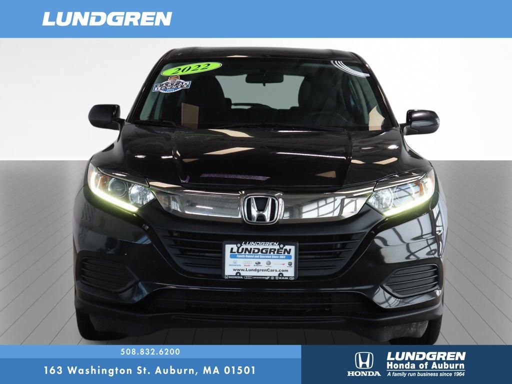 Used 2022 Honda HR-V LX with VIN 3CZRU6H34NM700017 for sale in Auburn, MA