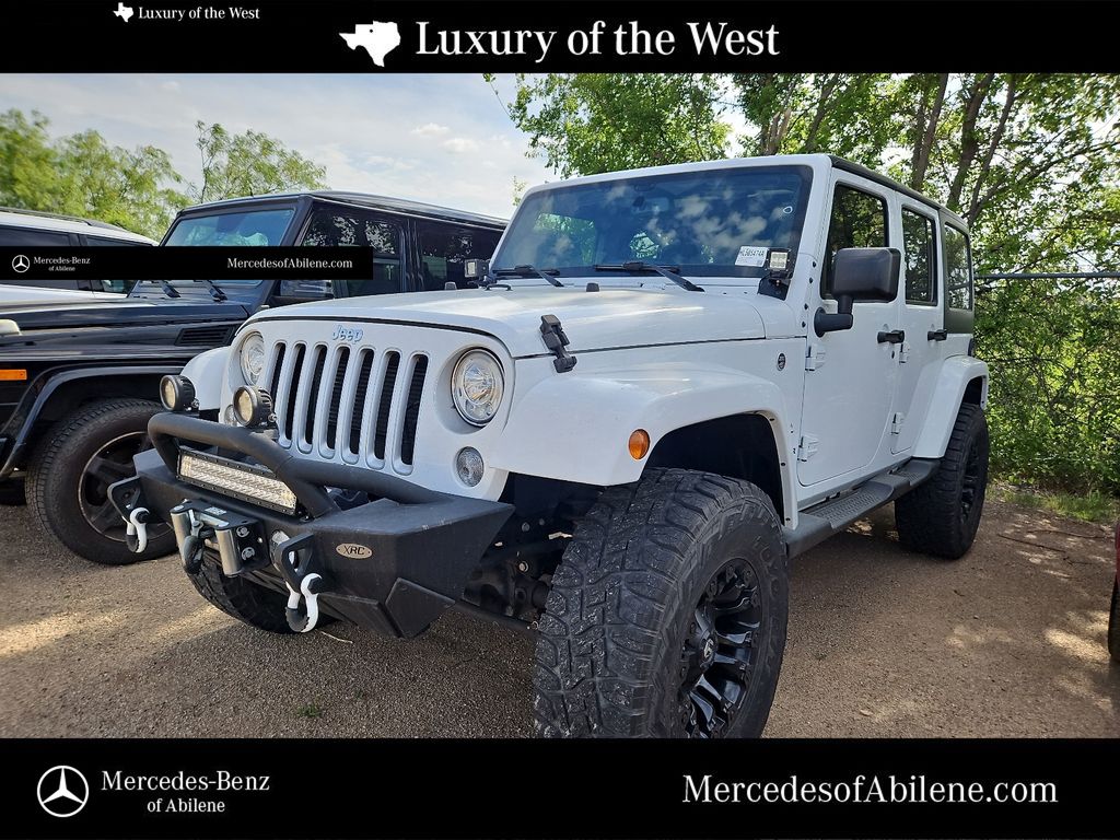 Bright White Clearcoat 2017 Jeep Wrangler Unlimited Sahara 4WD SUV / Crossover Four-Wheel Drive 5-Speed Automatic