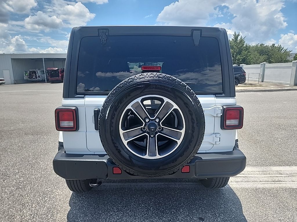 2023 White Jeep Wrangler Sahara 4X4 SUV