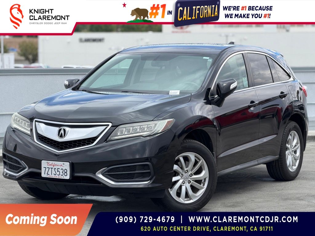 Crystal Black Pearl 2017 Acura RDX SUV / Crossover Front-Wheel Drive 6-Speed Automatic