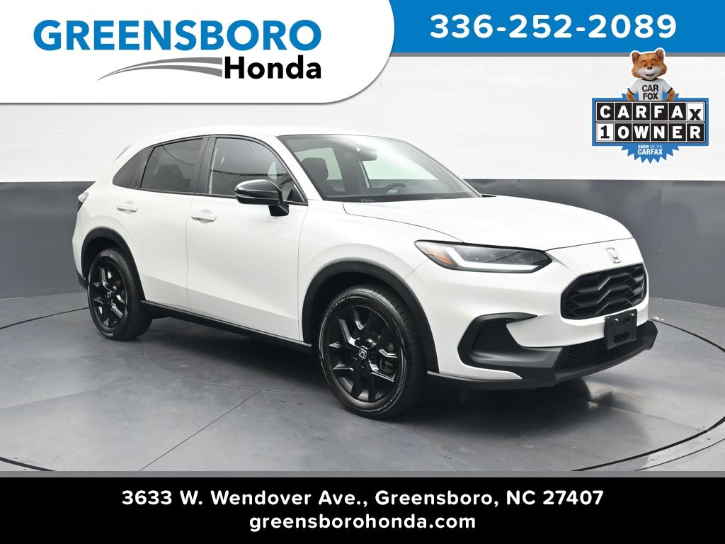 Platinum White Pearl 2023 Honda HR-V SUV / Crossover All-Wheel Drive Continuously Variable Transmission