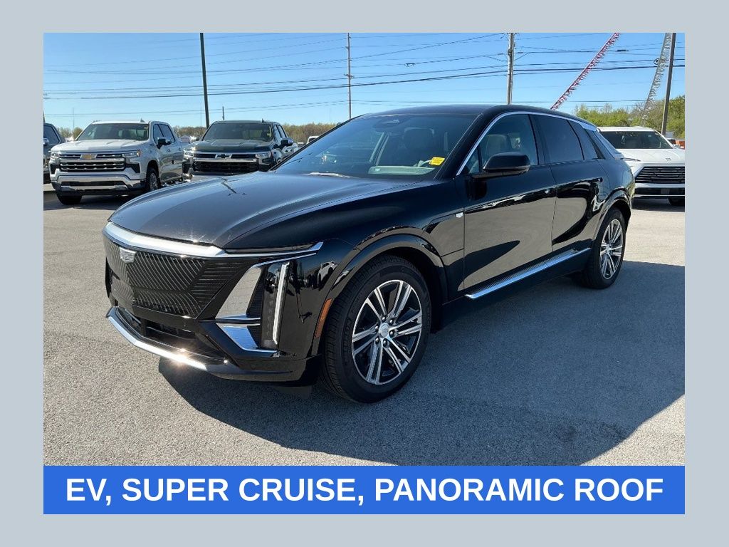 Stellar Black Metallic 2024 Cadillac LYRIQ Luxury 2 RWD SUV / Crossover Rear-Wheel Drive 1-Speed Dual Clutch