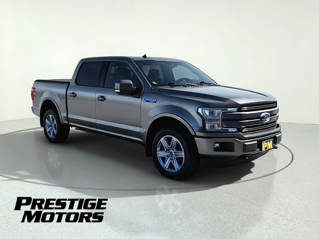 Gray 2019 Ford F-150 Pickup Truck Four-Wheel Drive Automatic