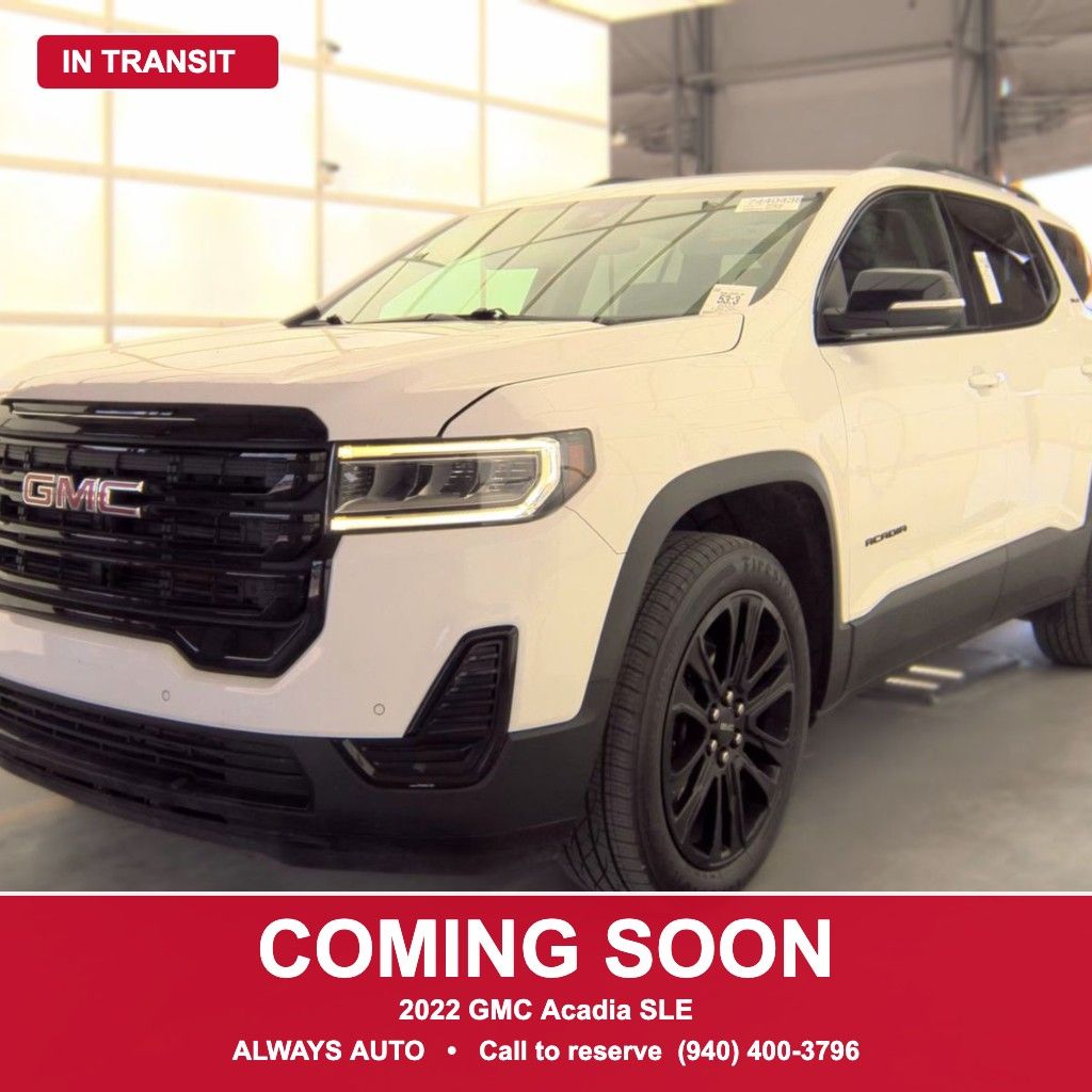 Summit White 2022 GMC Acadia SUV / Crossover Front-Wheel Drive 9-Speed Automatic