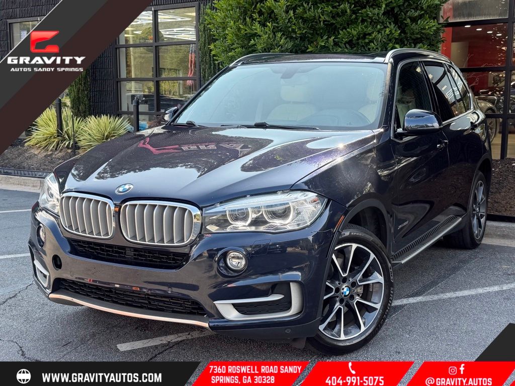 Imperial Blue Metallic 2017 BMW X5 SUV / Crossover All-Wheel Drive 8-Speed Automatic