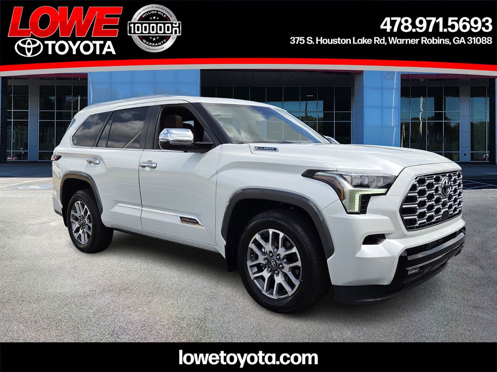 White (Wind Chill Pearl) 2026 Toyota Sequoia 1794 Edition 4WD SUV / Crossover Four-Wheel Drive Automatic