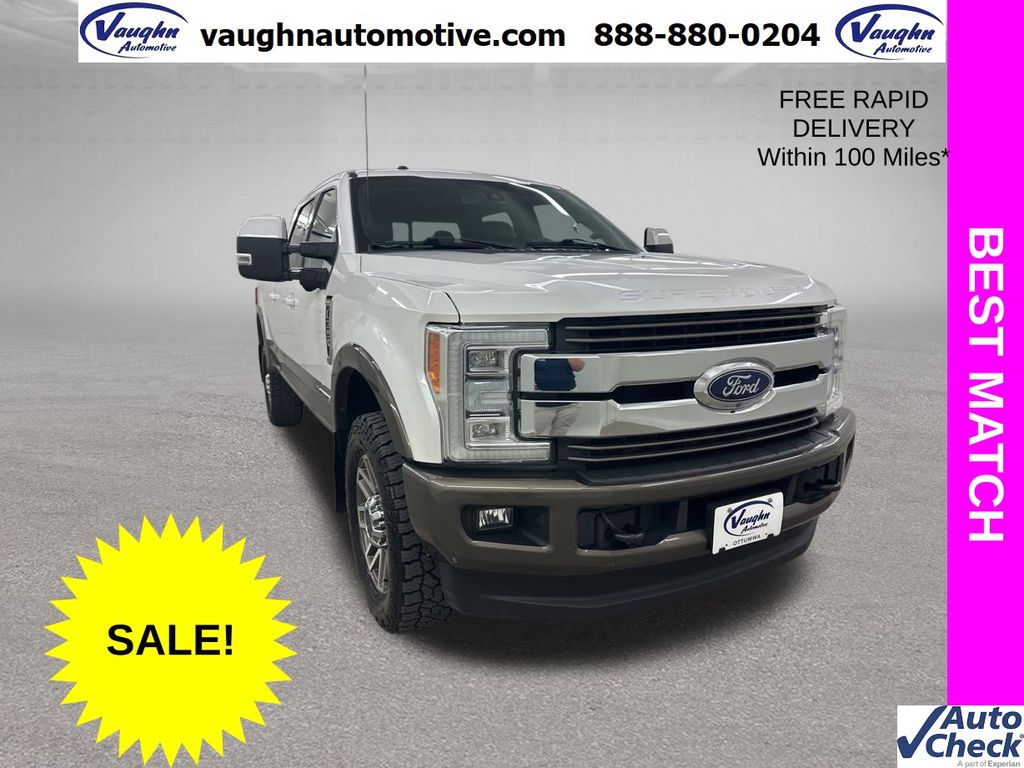 White Platinum Metallic Tri-Coat 2017 Ford F-350 Super Duty Pickup Truck Four-Wheel Drive 6-Speed Automatic