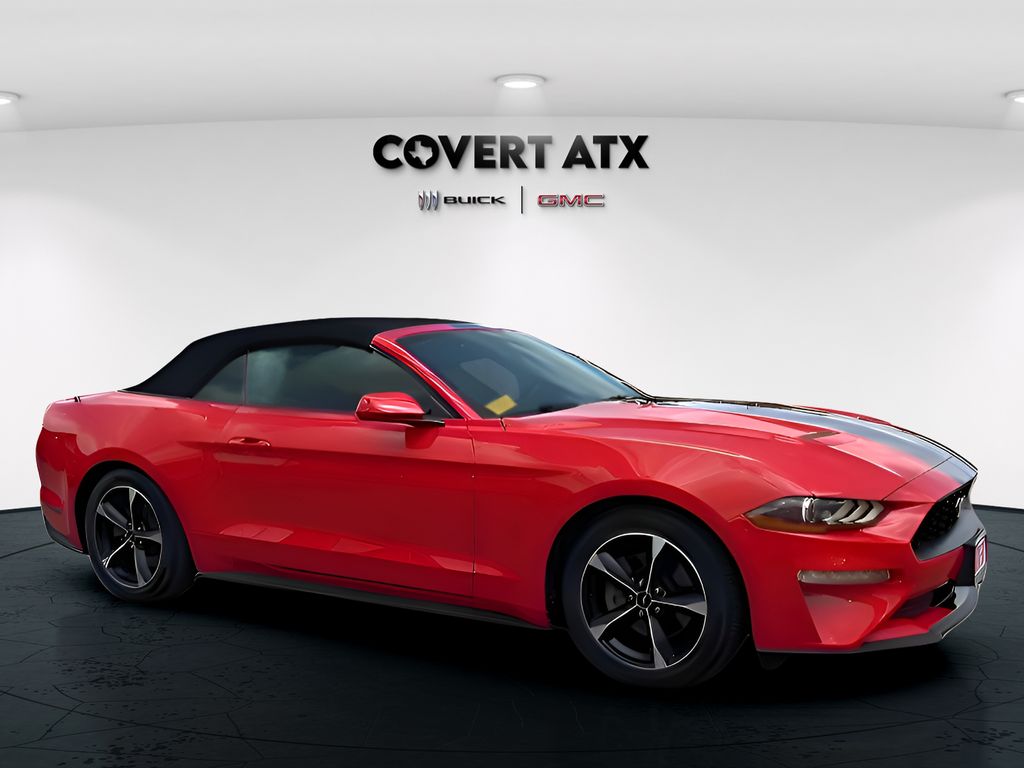 Race Red 2020 Ford Mustang EcoBoost Convertible RWD Convertible Rear-Wheel Drive Automatic