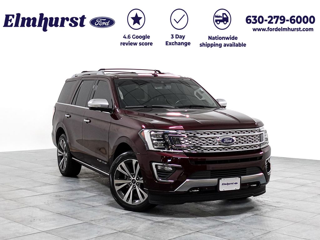 Red (Burgundy) 2020 Ford Expedition Platinum 4WD SUV / Crossover Four-Wheel Drive Automatic
