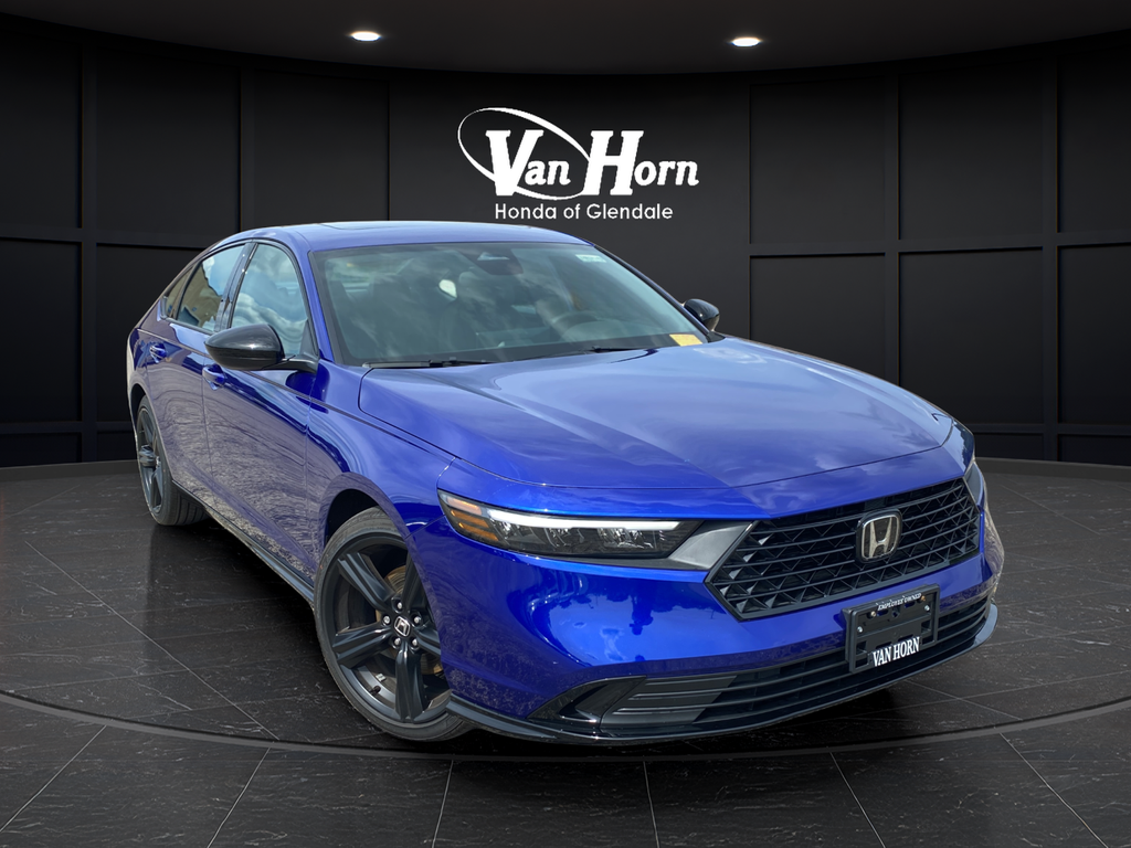 Pearl 2025 Honda Accord Hybrid Sedan Front-Wheel Drive Continuously Variable Transmission