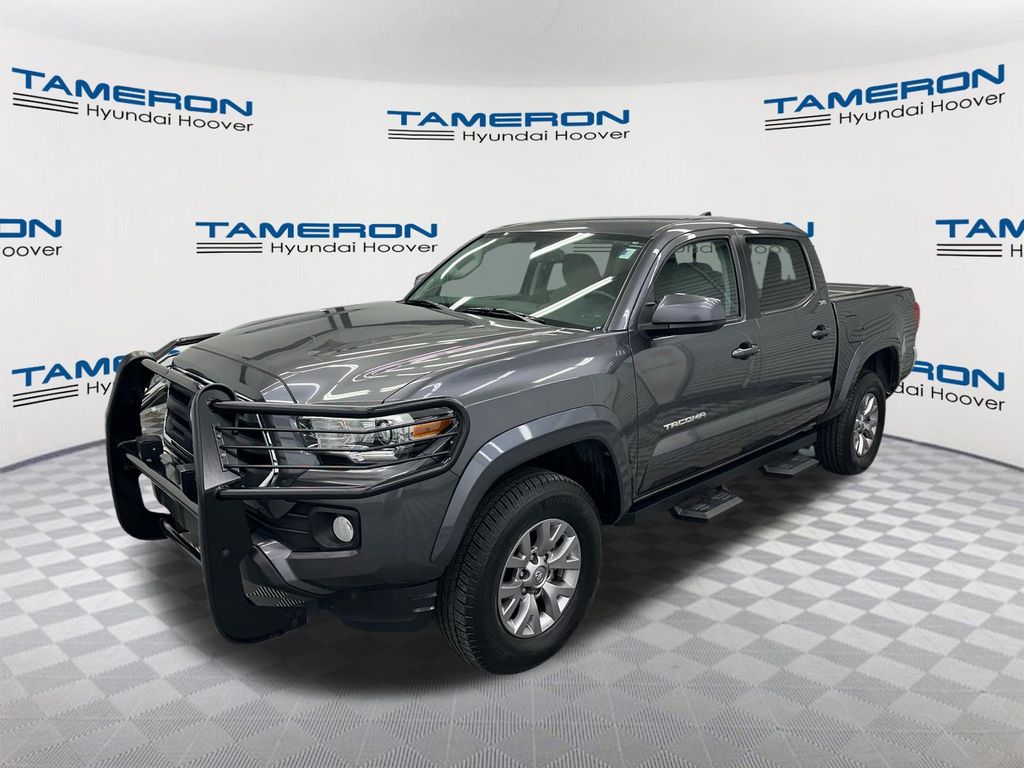 Magnetic Gray Metallic 2017 Toyota Tacoma SR5 V6 Double Cab RWD Pickup Truck 4X2 6-Speed Automatic