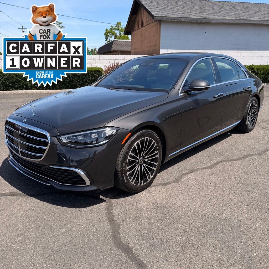 Gray 2024 Mercedes-Benz S-Class Sedan All-Wheel Drive 9-Speed Automatic