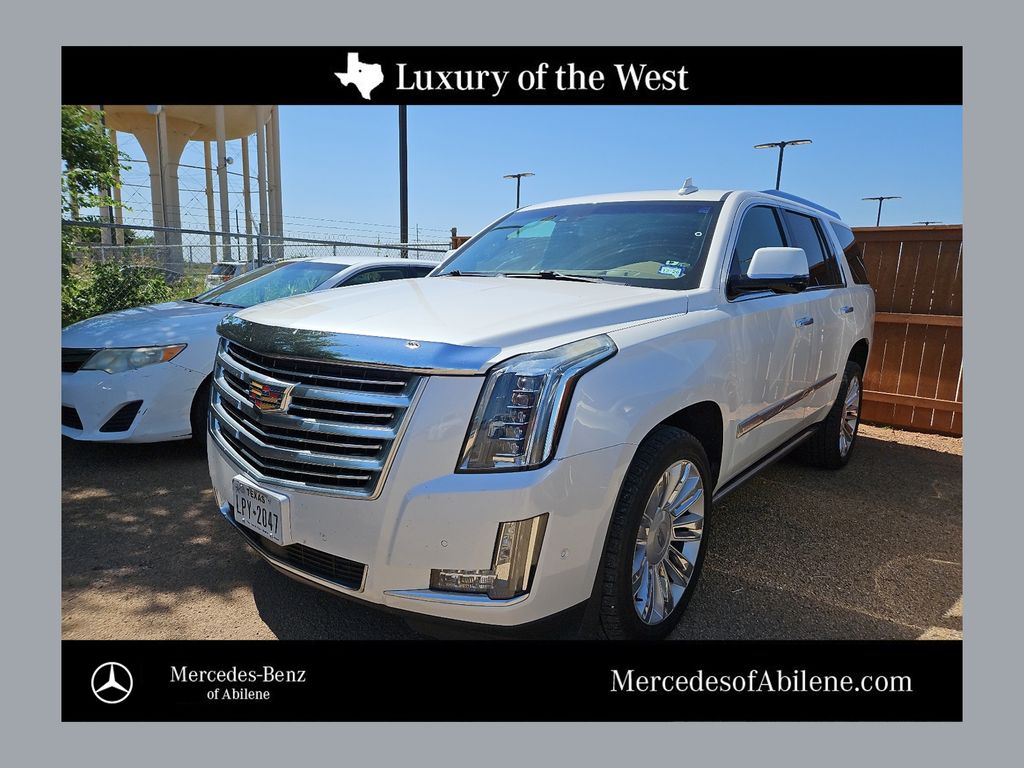 Crystal White Tricoat 2019 Cadillac Escalade SUV / Crossover Four-Wheel Drive