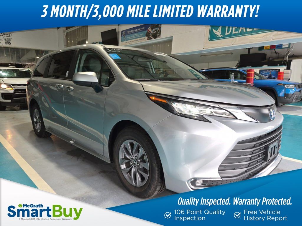 Celestial Silver Metallic 2023 Toyota Sienna Minivan All-Wheel Drive Continuously Variable Transmission