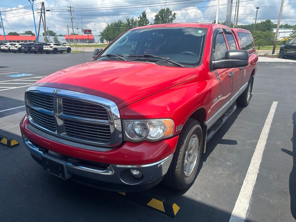Red 2005 Dodge RAM 1500 Pickup Truck 5-Speed Automatic