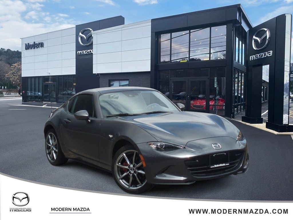 Machine Gray Metallic 2022 Mazda MX-5 Miata RF Grand Touring RWD Convertible Rear-Wheel Drive 6-Speed Automatic