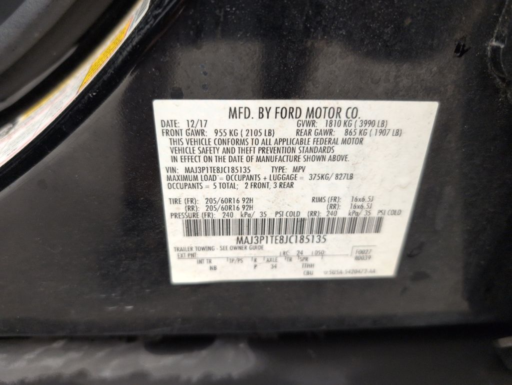 Certified Used 2018 Black Ford SE image 35