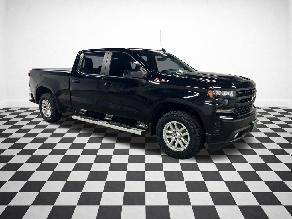 Black 2022 Chevrolet Silverado 1500 Pickup Truck Four-Wheel Drive Automatic