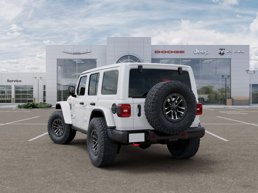 New 2026 Bright White Clearcoat Jeep Rubicon X image 3
