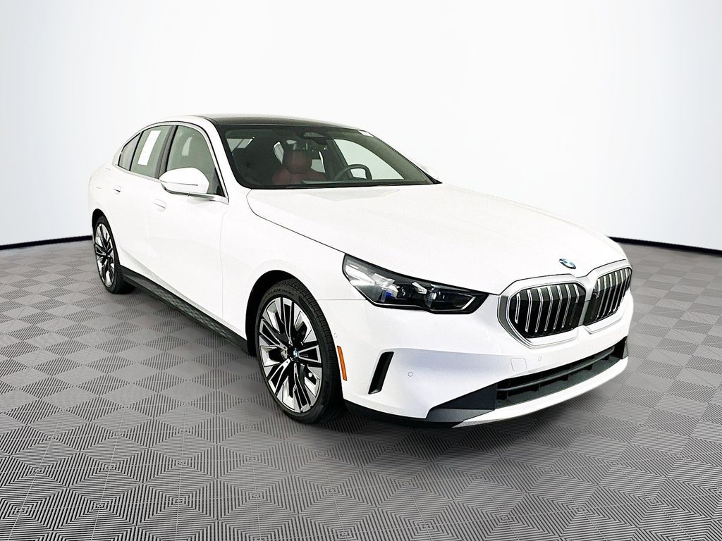 White 2026 BMW 5 Series Sedan All-Wheel Drive 8-Speed Automatic