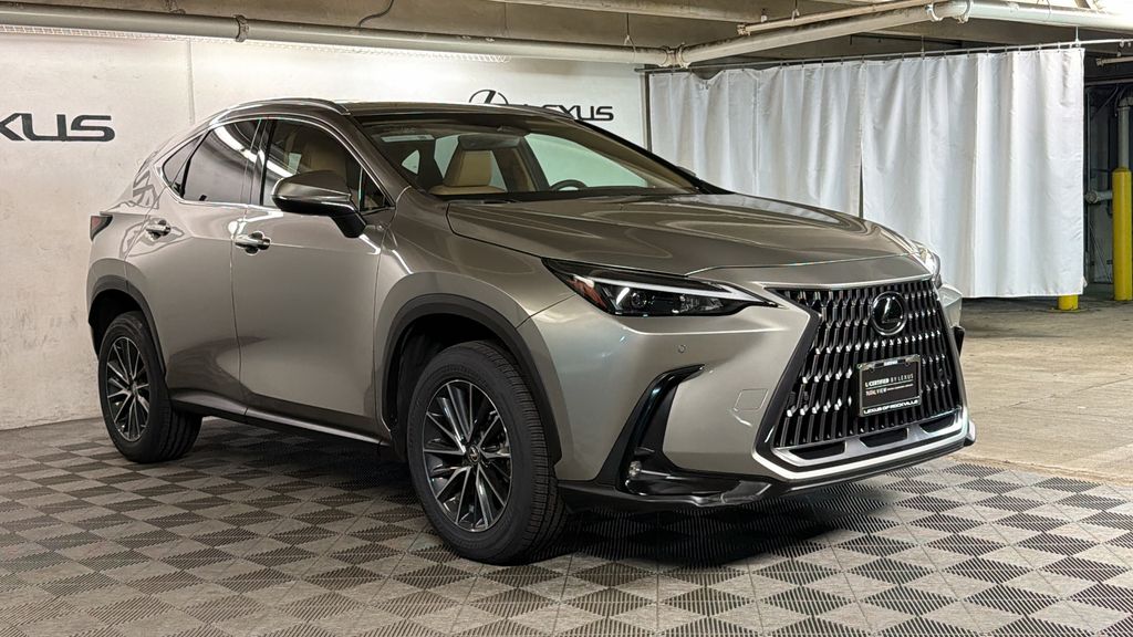Silver 2022 Lexus NX Hybrid SUV / Crossover All-Wheel Drive Continuously Variable Transmission