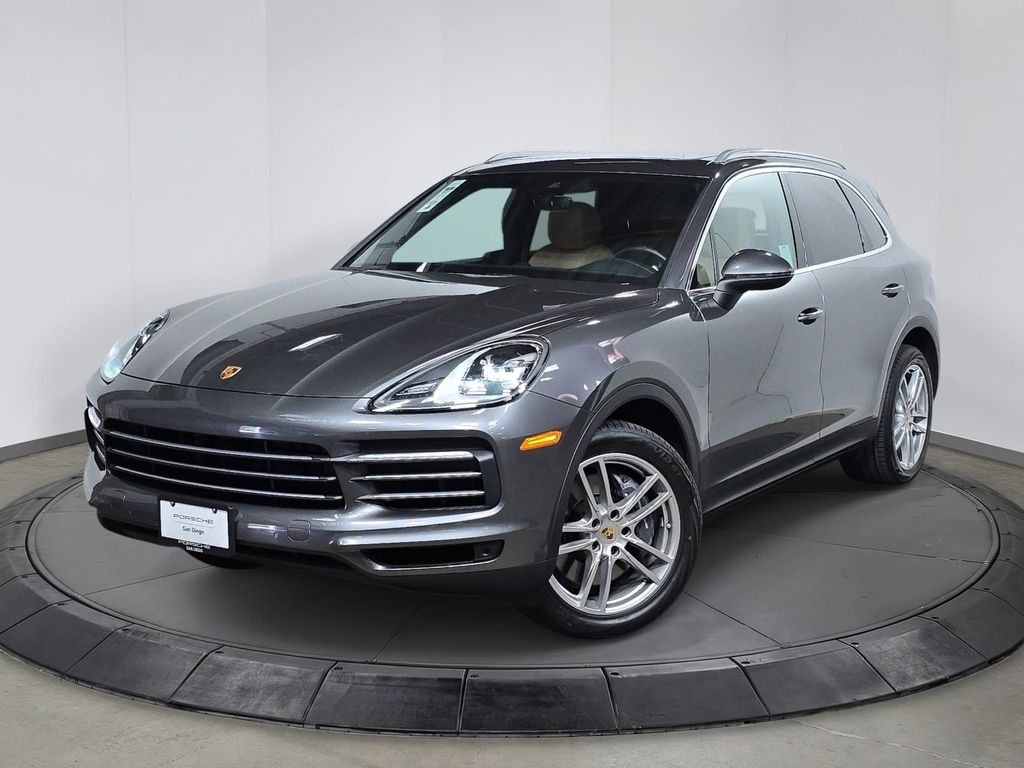 Gray (Quartzite Grey Metallic) 2023 Porsche Cayenne SUV / Crossover All-Wheel Drive 8-Speed Automatic