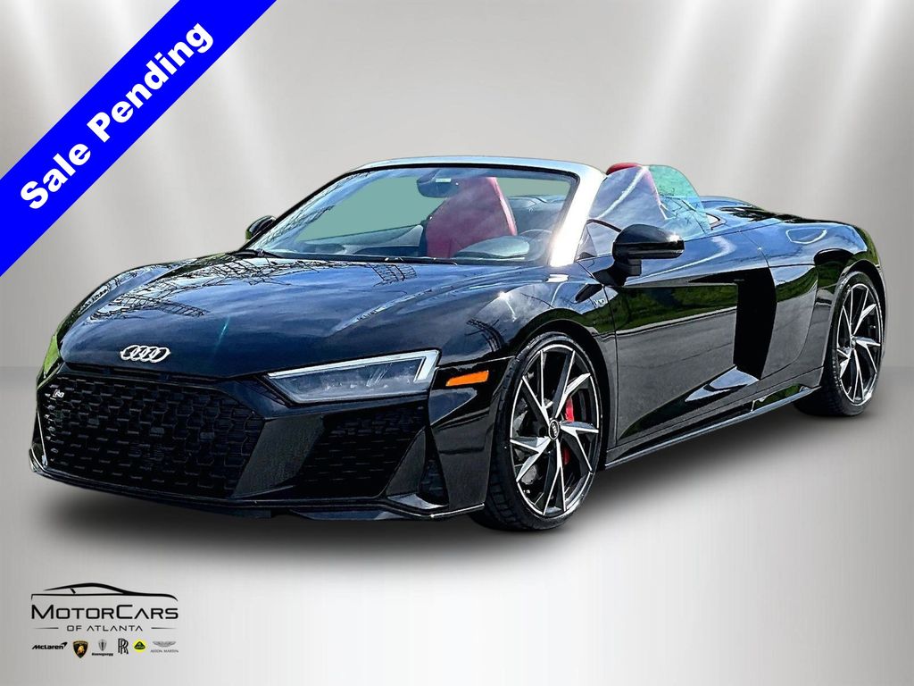 Mythos Black Metallic 2022 Audi R8 Convertible Rear-Wheel Drive 7-Speed Automatic