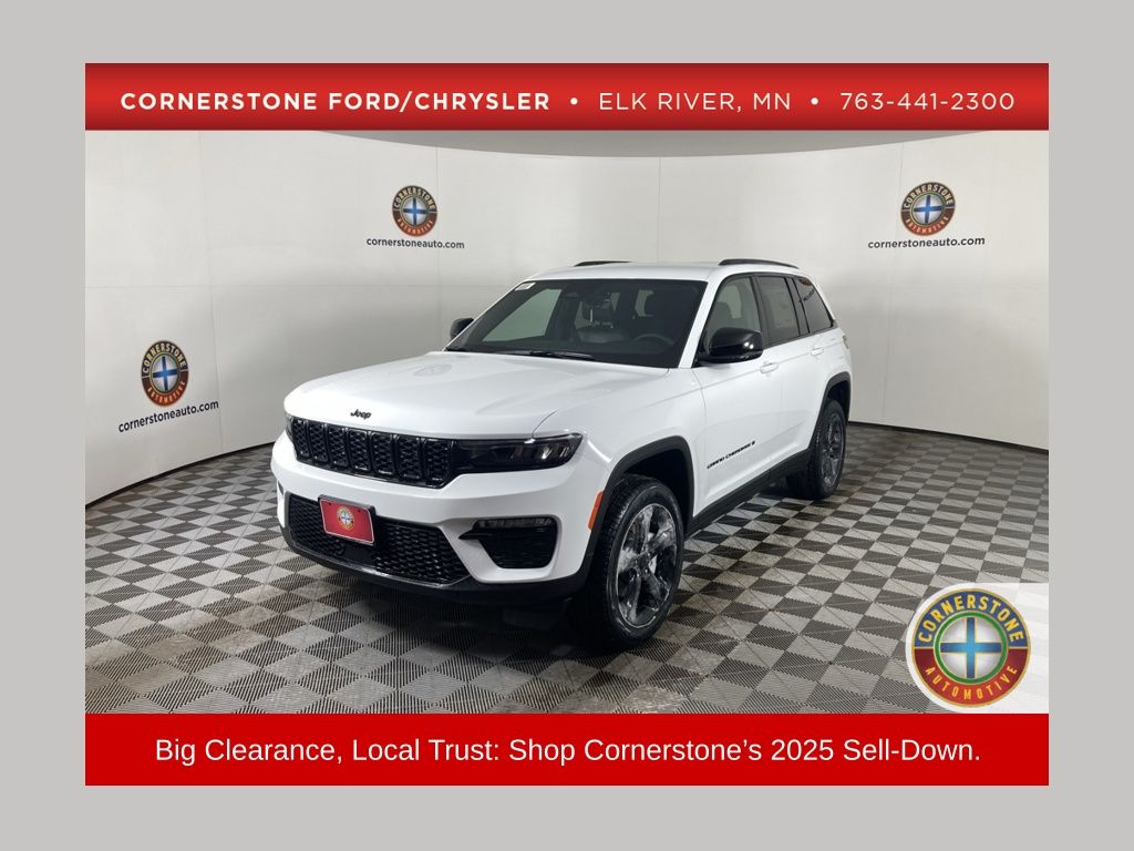Bright White Clearcoat 2025 Jeep Grand Cherokee SUV / Crossover Four-Wheel Drive 8-Speed Automatic