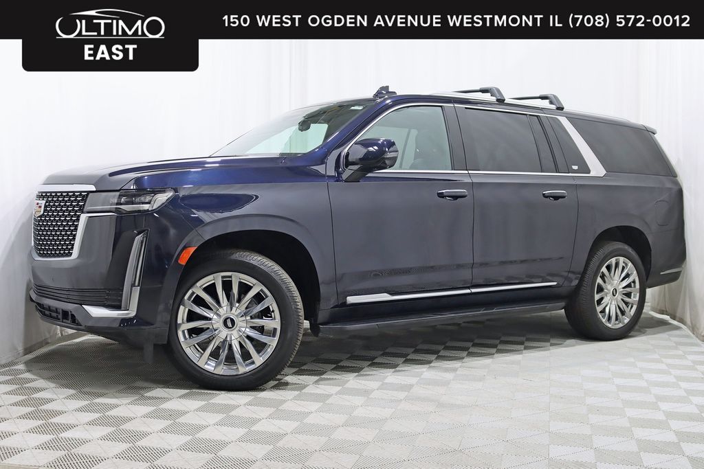 Dark Moon Blue Metallic 2022 Cadillac Escalade ESV SUV / Crossover Four-Wheel Drive