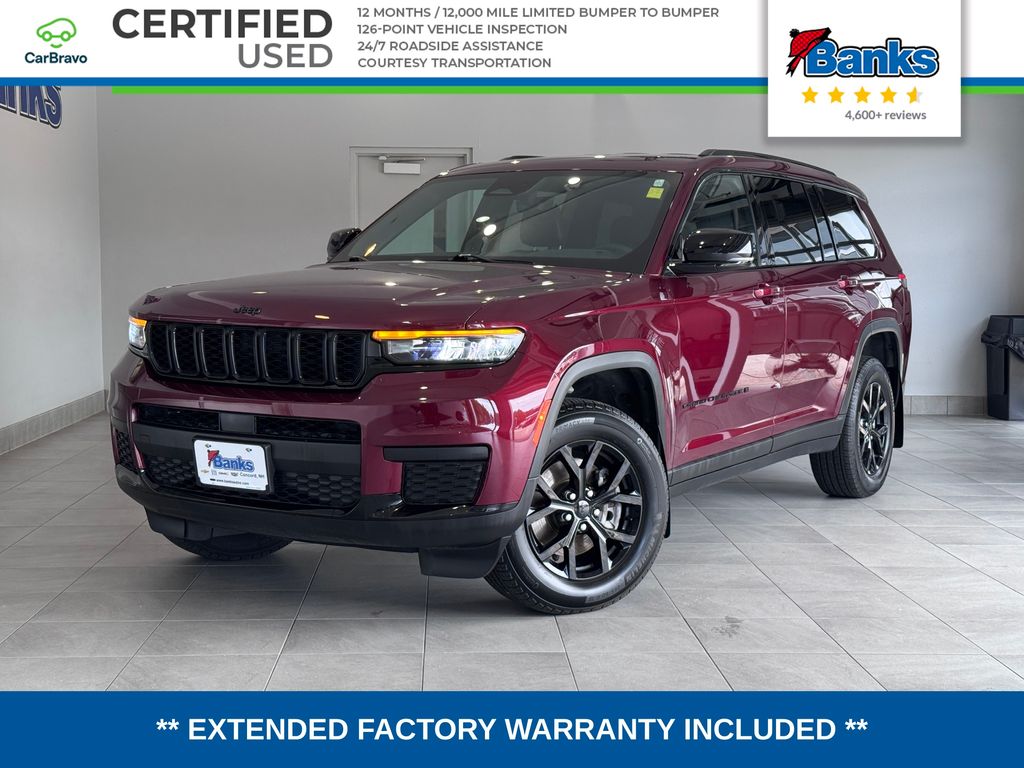 Velvet Red Pearlcoat 2025 Jeep Grand Cherokee L SUV / Crossover Four-Wheel Drive 8-Speed Automatic