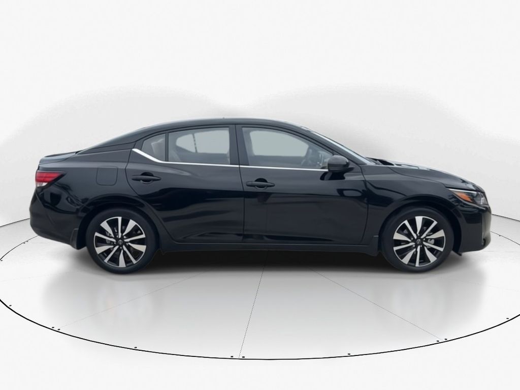 2025 Super Black Nissan Sentra SV FWD Sedan
