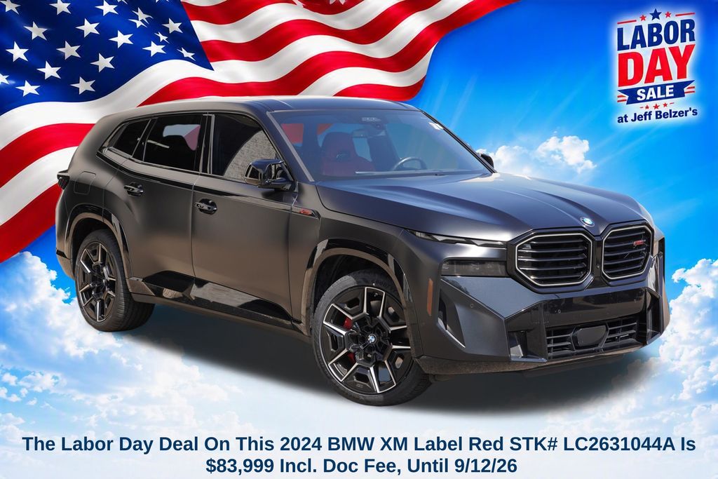 Frozen Black Metallic 2024 BMW XM SUV / Crossover All-Wheel Drive 8-Speed Automatic