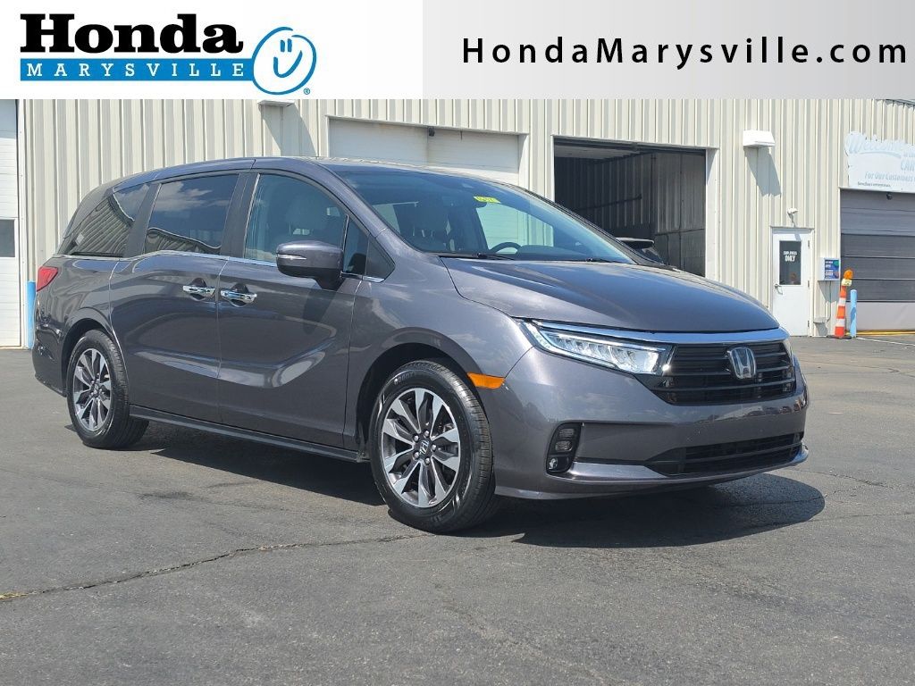 Gray (Modern Steel Metallic) 2024 Honda Odyssey Minivan Front-Wheel Drive Automatic