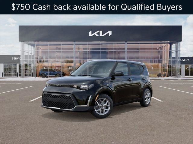 Fusion Black 2025 Kia Soul LX FWD SUV / Crossover Front-Wheel Drive Continuously Variable Transmission