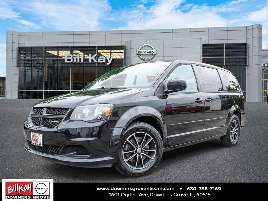 Brilliant Black Crystal Pearlcoat 2016 Dodge Grand Caravan Minivan Front-Wheel Drive 6-Speed Automatic
