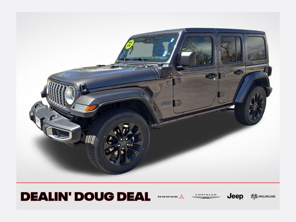 Gray (Granite Crystal Metallic Clearcoat) 2025 Jeep Wrangler 4xe SUV / Crossover Four-Wheel Drive 8-Speed Automatic