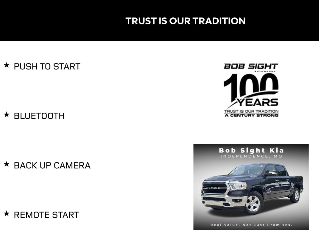 Used 2020 RAM Ram 1500 Pickup Big Horn/Lone Star with VIN 1C6SRFFT1LN171941 for sale in Kansas City