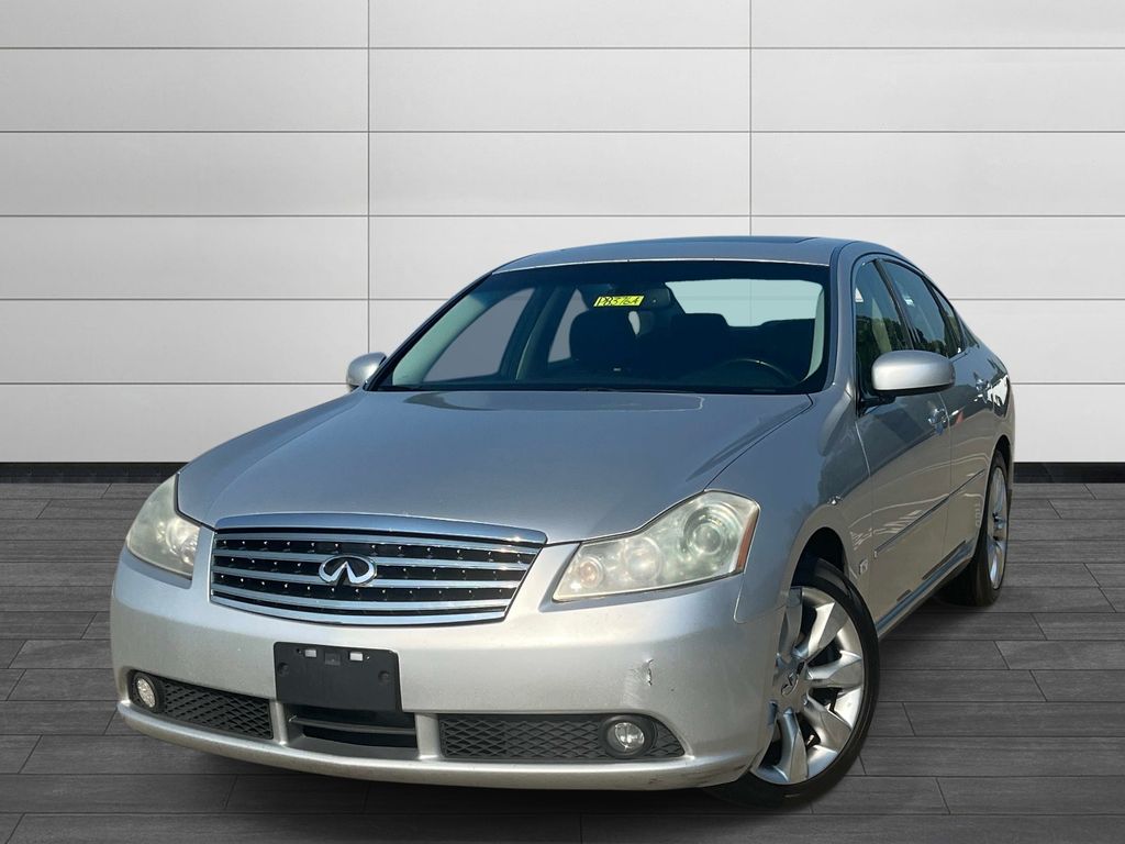 Gray (Liquid Platinum Metallic) 2007 INFINITI M35 Sedan Rear-Wheel Drive 5-Speed Automatic