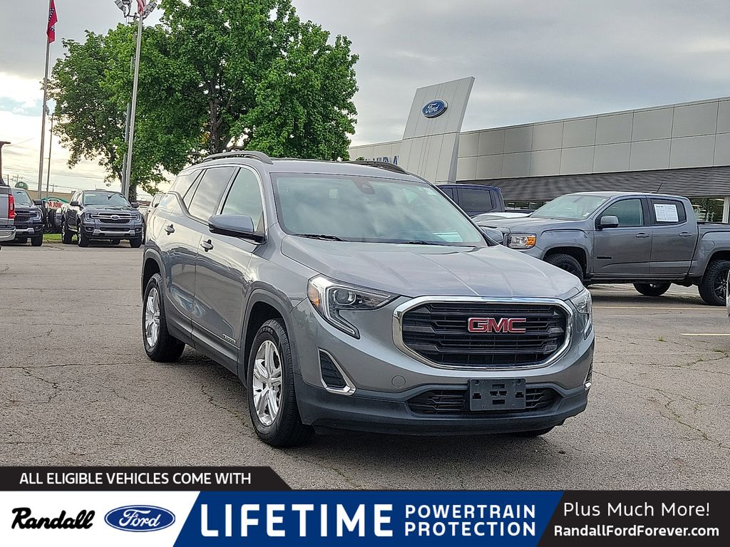 Gray (Satin Steel Metallic) 2020 GMC Terrain SLE AWD SUV / Crossover Four-Wheel Drive 9-Speed Automatic