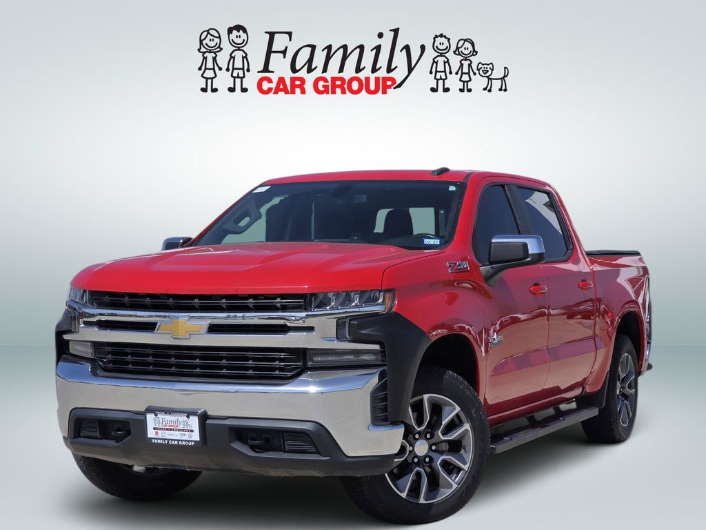 Red 2020 Chevrolet Silverado 1500 Pickup Truck Four-Wheel Drive 8-Speed Automatic