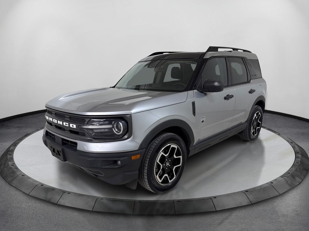 Silver Metallic 2021 Ford Bronco Sport SUV / Crossover All-Wheel Drive 8-Speed Automatic