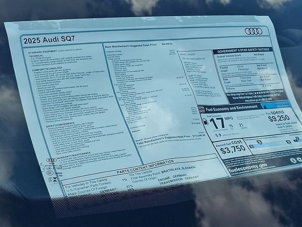 Thumbnail: 2025 Audi SQ7 - 5