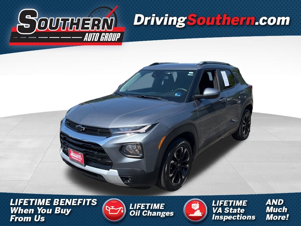 Gray (Satin Steel Metallic) 2022 Chevrolet Trailblazer LT FWD SUV / Crossover Front-Wheel Drive Continuously Variable Transmission