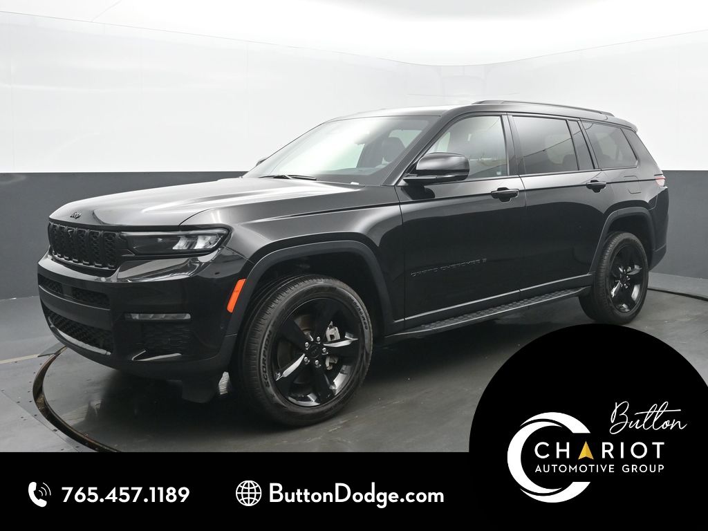 Diamond Black Crystal Pearlcoat 2024 Jeep Grand Cherokee L Limited 4WD SUV / Crossover Four-Wheel Drive 8-Speed Automatic
