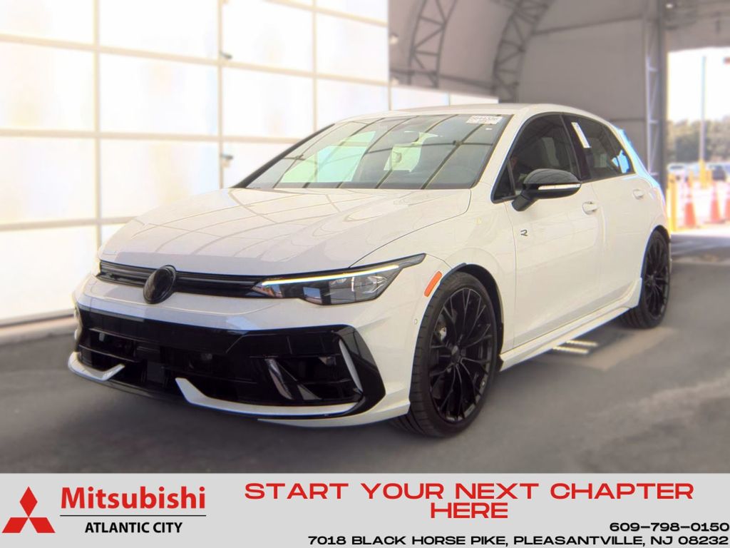 Pure White 2025 Volkswagen Golf R Hatchback All-Wheel Drive 7-Speed Dual Clutch