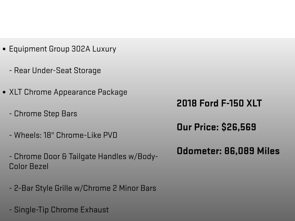 2018 Ford F-150 XLT Gray at Luther Ford