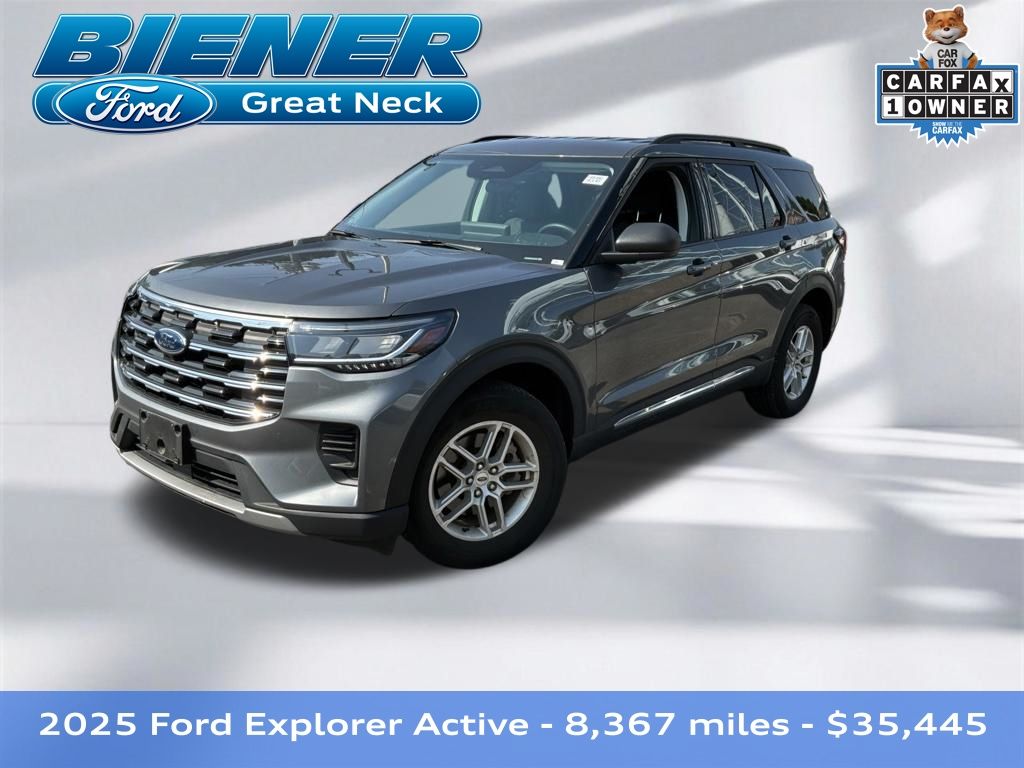 Carbonized Gray Metallic 2025 Ford Explorer SUV / Crossover All-Wheel Drive Automatic